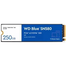 obrázek produktu WD SSD Blue SN580 250GB / WDS250G3B0E / NVMe M.2 PCIe Gen4 / Interní / M.2 2280