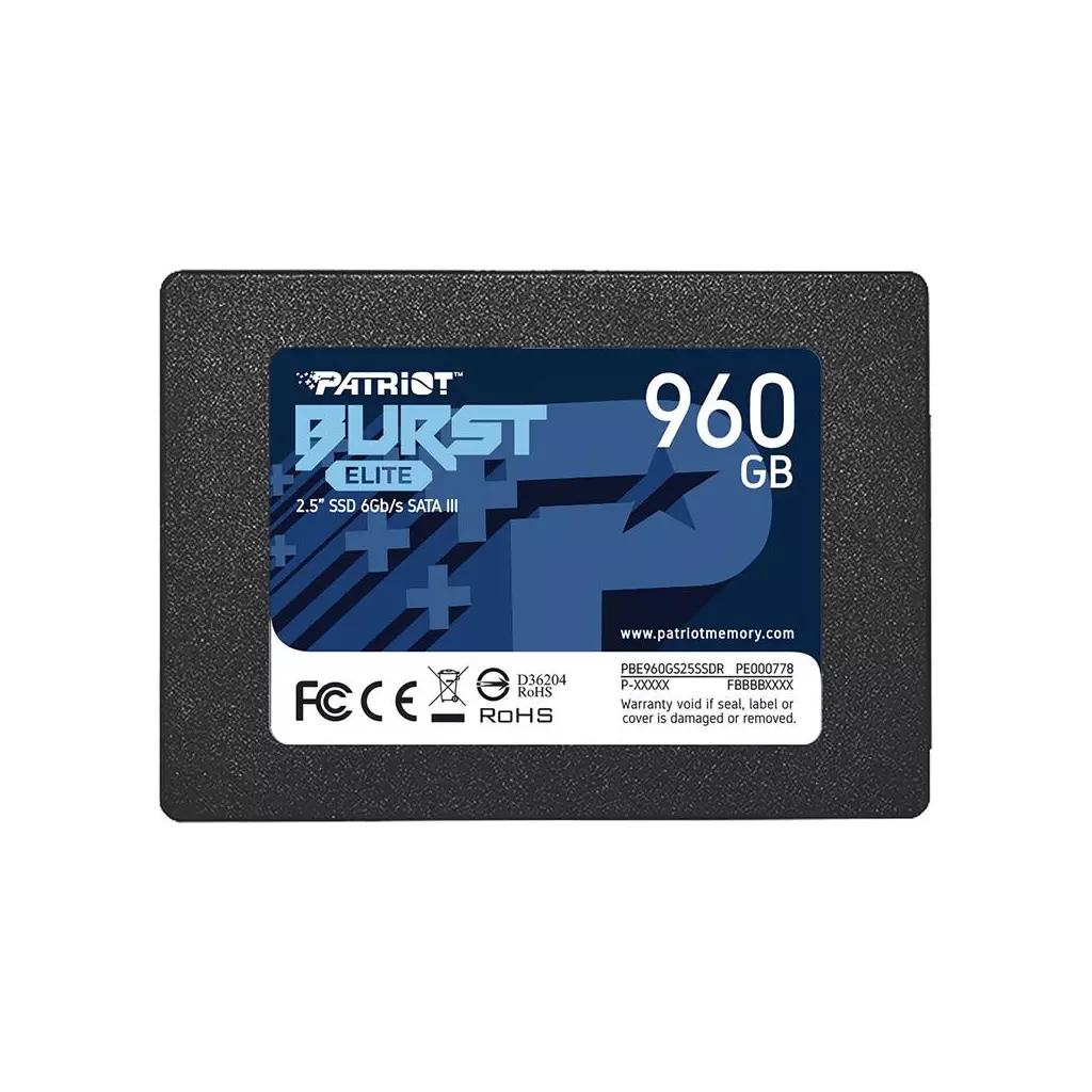 Obrázek produktu PATRIOT BURST ELITE 960GB SSD / Interní / 2,5