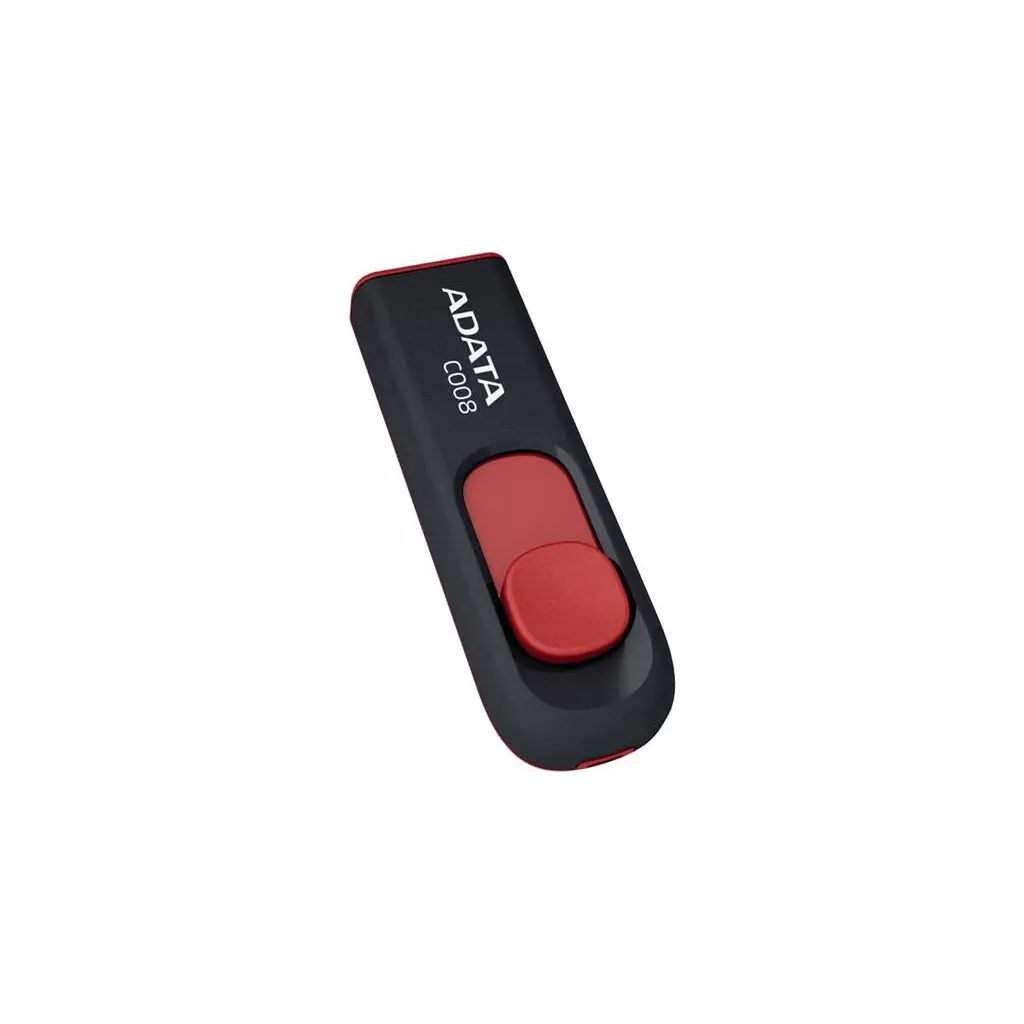 Obrázek produktu ADATA FlashDrive C008 16GB / USB 2.0 / černo-červe
