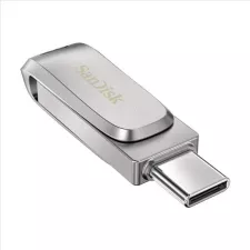 obrázek produktu SanDisk Ultra Dual Drive Luxe/256GB/150MBps/USB 3.1/USB-A + USB-C/Stříbrná