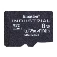 obrázek produktu KINGSTON 8GB microSDHC Industrial C10 A1 pSLC Card Single Pack w/o Adapter