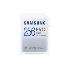obrázek produktu Samsung paměťová karta 256GB EVO Plus SDXC CL10, U3, V30 (čtení až 130MB/s)