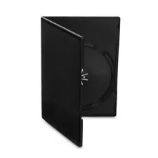 obrázek produktu COVER IT box na 2ks DVD médií/ slim/ 9mm/ černý/ 10pack