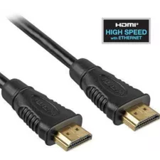 obrázek produktu Kabel propojovací HDMI 1.4 s Ethernetem HDMI (M) - HDMI (M),  zlacené konektory, 0,5m