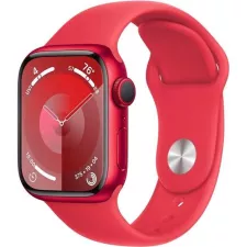 obrázek produktu APPLE Watch Series 9 GPS 41mm RED Aluminium Case with RED Sport Band - M/L