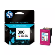obrázek produktu HP 300 Tri-color Ink Cart, 4 ml, CC643EE (165 pages)