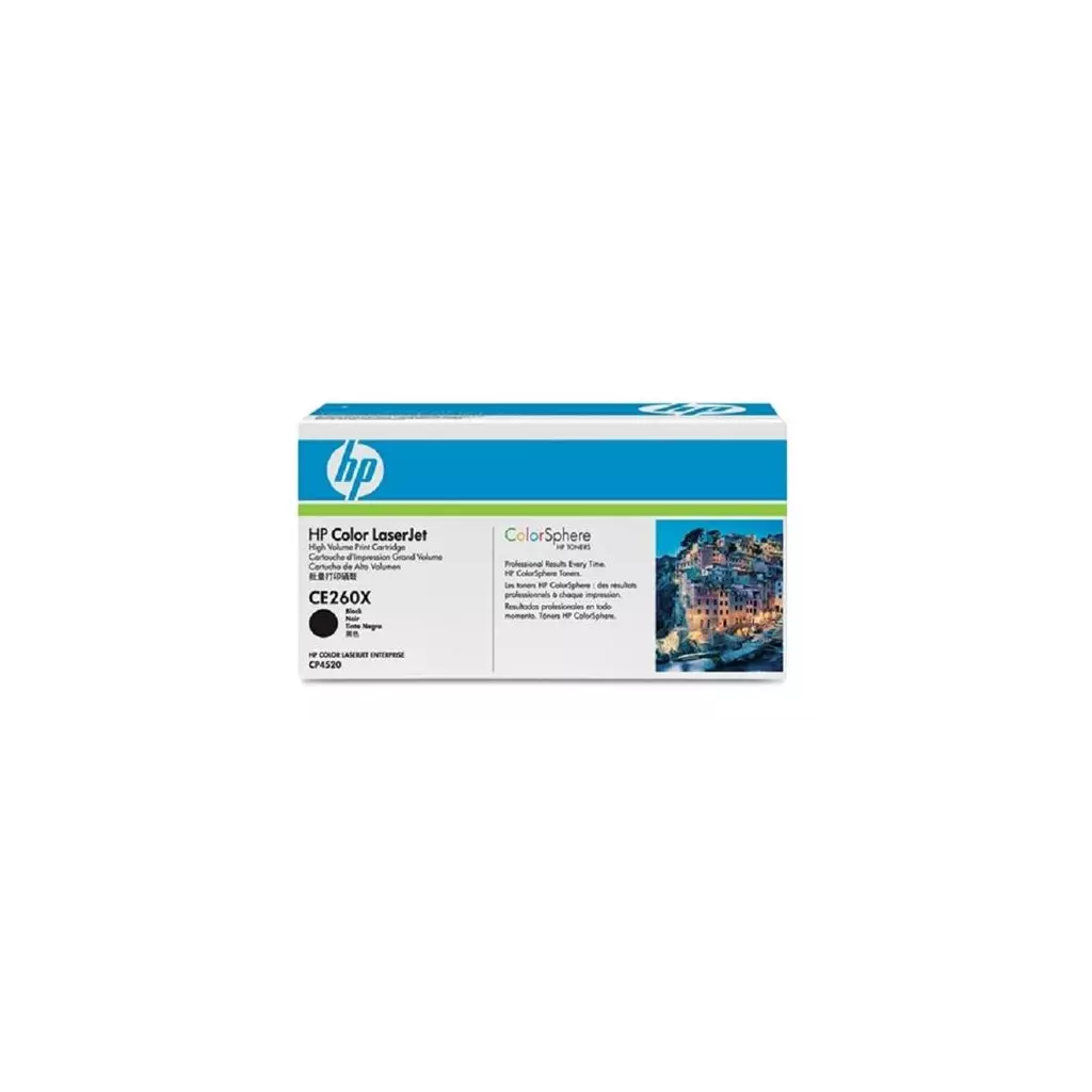 Obrázek produktu HP LaserJet CE260X Black Print Cartridge