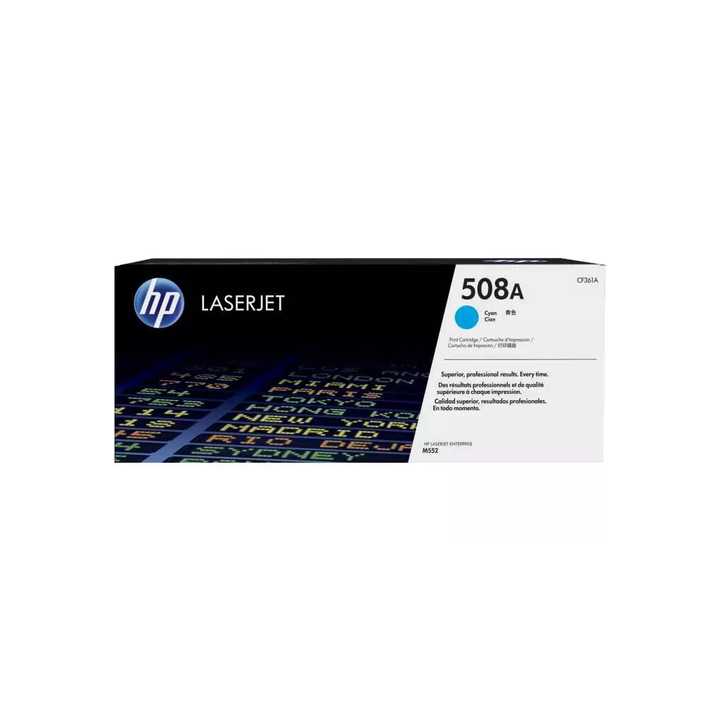 Obrázek produktu HP 508A Cyan LJ Toner Cartridge, CF361A