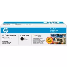 obrázek produktu HP tisková kazeta černá - 2 pack,  CB540AD
