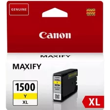 obrázek produktu Canon CARTRIDGE PGI-1500XL Y žlutá pro Maxify MB2050, MB2150, MB2350, MB2750 a MB2755 (780 str.)