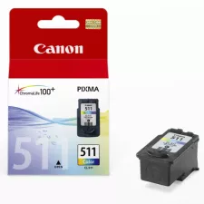 obrázek produktu Canon CARTRIDGE CL-511 barevná pro  PIXMA iP2700, MP2x0, MP49x, MX3x0, MX410, MX420 (245 str.)