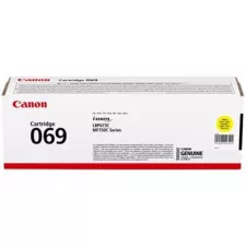 obrázek produktu Canon originální toner Cartridge 069 Y žlutý, MF752Cdw, 754Cdw, LBP673Cdw, kapacita 1 900 stran