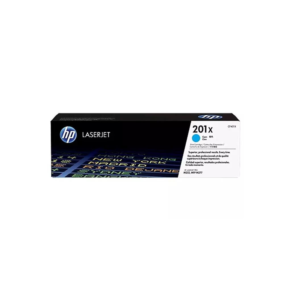 Obrázek produktu HP 201X High Capacity Cyan LJ Toner Cartridge
