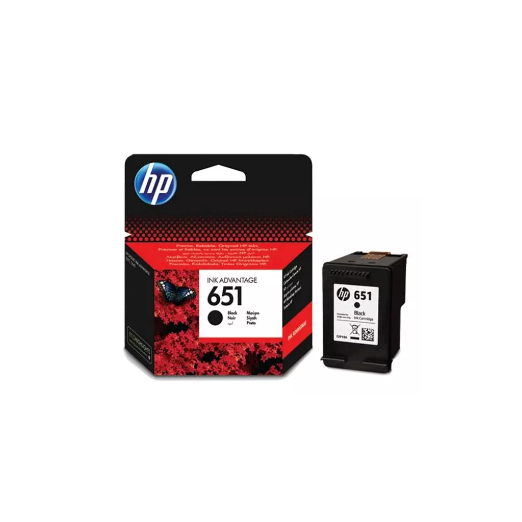 Obrázek produktu HP 651 černá ink kazeta, C2P10AE