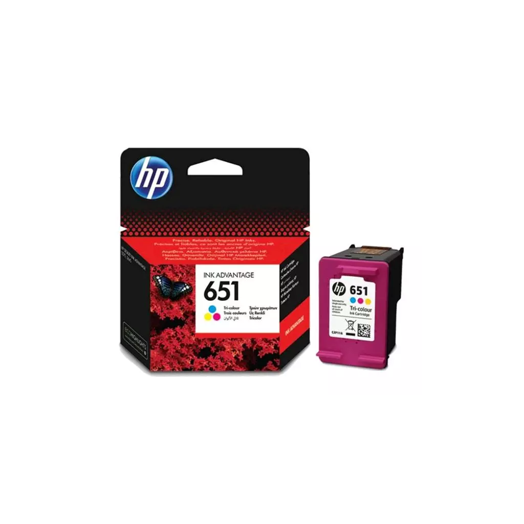 Obrázek produktu HP 651 3barevná ink kazeta, C2P11AE