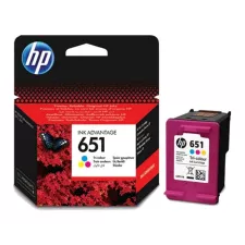 obrázek produktu HP 651 3barevná ink kazeta, C2P11AE