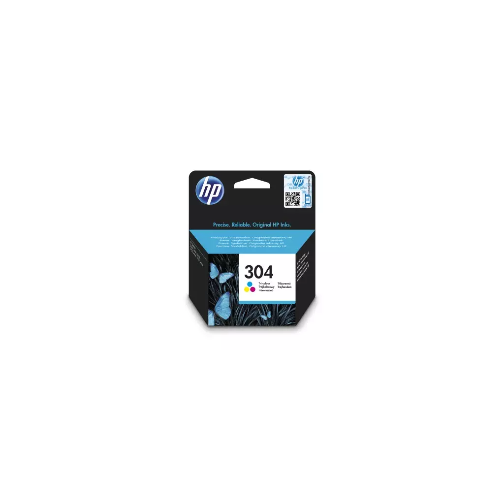 Obrázek produktu HP 304 Tri-color Original Ink Cartridge, N9K05AE