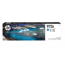 obrázek produktu HP 973X Azurová originální kazeta PageWide s vysokou výtěžností