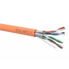 obrázek produktu SOLARIX kabel U/FTP, kat.6A, LSOH B2ca s1a d1 a1, oranžový, cívka 500m