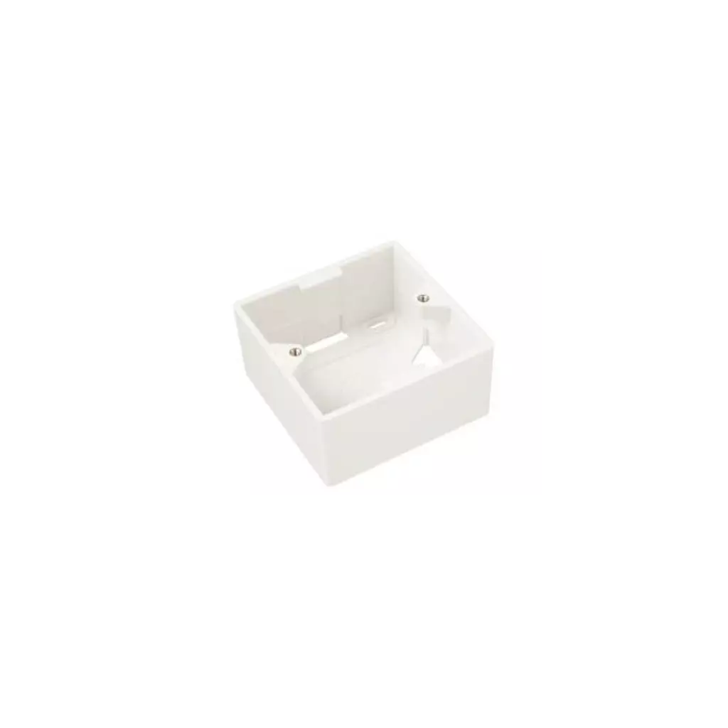 Obrázek produktu Box na omítku pro zásuvku SX9 bílý 80 x 80 x 41mm