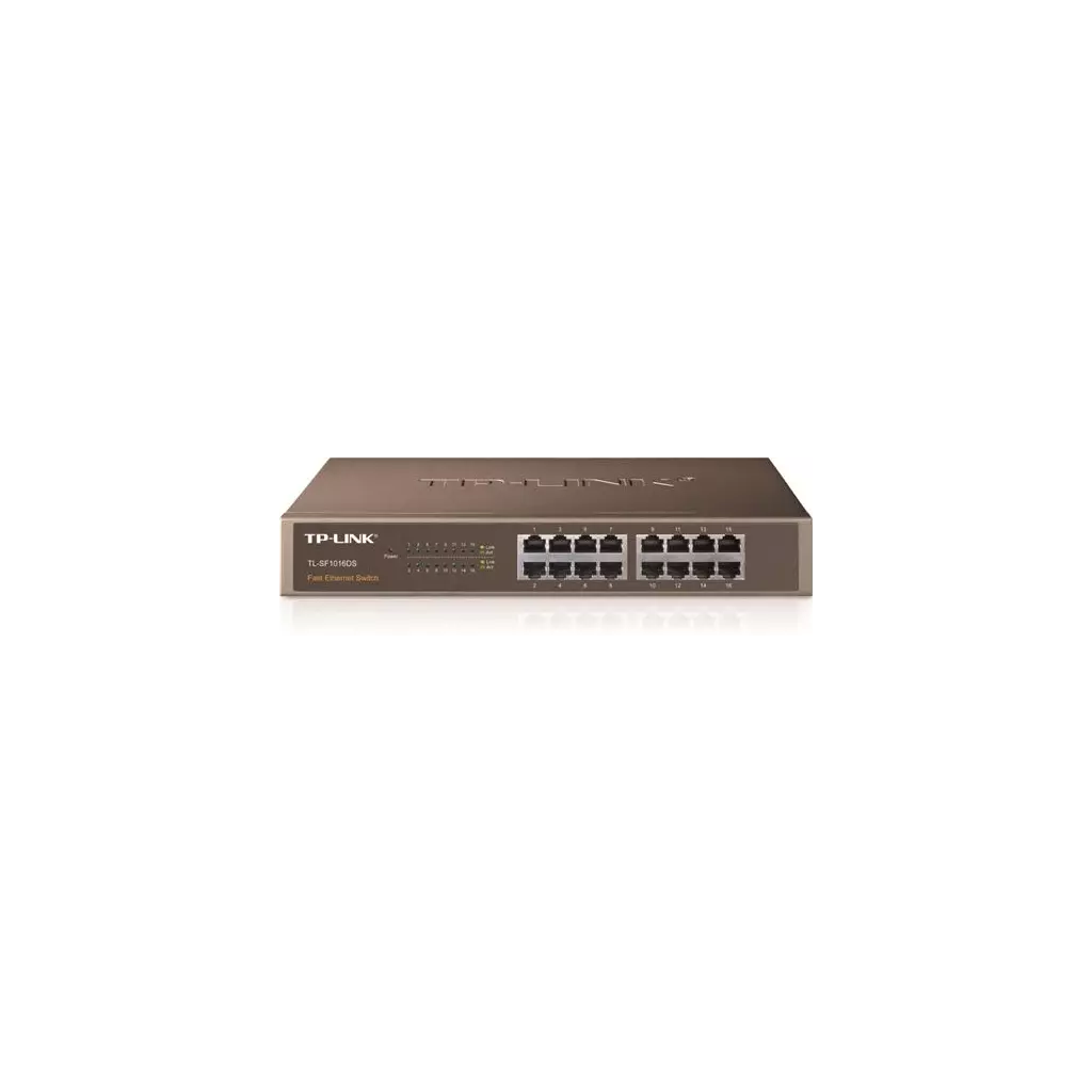 Obrázek produktu TP-LINK • TL-SF1016DS • 16portový přepínač 10/100 Mbit/s