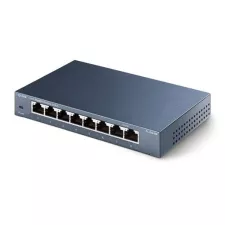 obrázek produktu TP-Link TL-SG108 8-port Metal Gigabit Switch - Přepínač - neřízený - 8 x 10/100/1000 - desktop