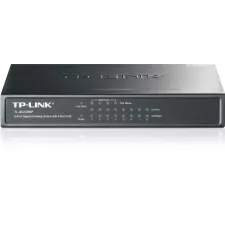obrázek produktu TP-Link TL-SG1008P síťový přepínač Nespravované Gigabit Ethernet (10/100/1000) Podpora napájení po Ethernetu (PoE) Oříšková