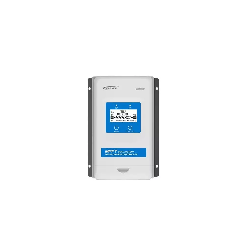 Obrázek produktu EPEVER DR2210-DDS solární MPPT regulátor 12/24 V, DuoRacer 20A, vstup 100V