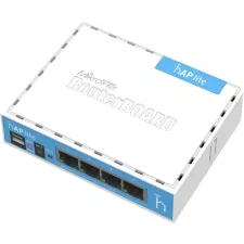 obrázek produktu MIKROTIK RouterBOARD RB941-2nD, hAP-Lite, 650Mhz CPU, 32MB RAM, 4xLAN, 2.4Ghz 802b/g/n, ROS L4, case, PSU