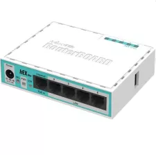 obrázek produktu MikroTik RouterBOARD hEX lite, 850MHz CPU, 64MB RAM, 5x LAN, vč. L4 licence
