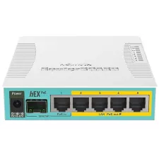 obrázek produktu MikroTik RouterBOARD RB960PGS, hEX PoE, 128MB RAM, 800MHz, 5x Gigabit LAN, 1x SFP, ROS L4