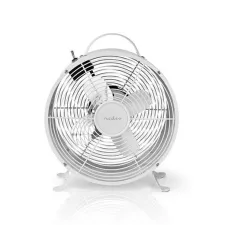 obrázek produktu Stolní Ventilátor | Síťové napájení | Průměr: 250 mm | 20 W | 2-Rychlostní | Bílá