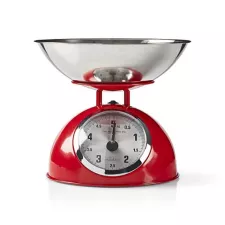 obrázek produktu Kuchyňská váha Nedis Retro KASC 110, červená