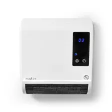 obrázek produktu NEDIS koupelnový ohřívač/ spotřeba 2000 W/ nastavitelný termostat/ 2 tepelné režimy/ IP22/ dálkové ovládání/ bílý