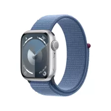 obrázek produktu Apple Watch Series 9 41mm Silver, Blue Sport Loop