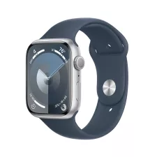 obrázek produktu Apple Watch Series 9 45mm Silver, Blue SB, S/M