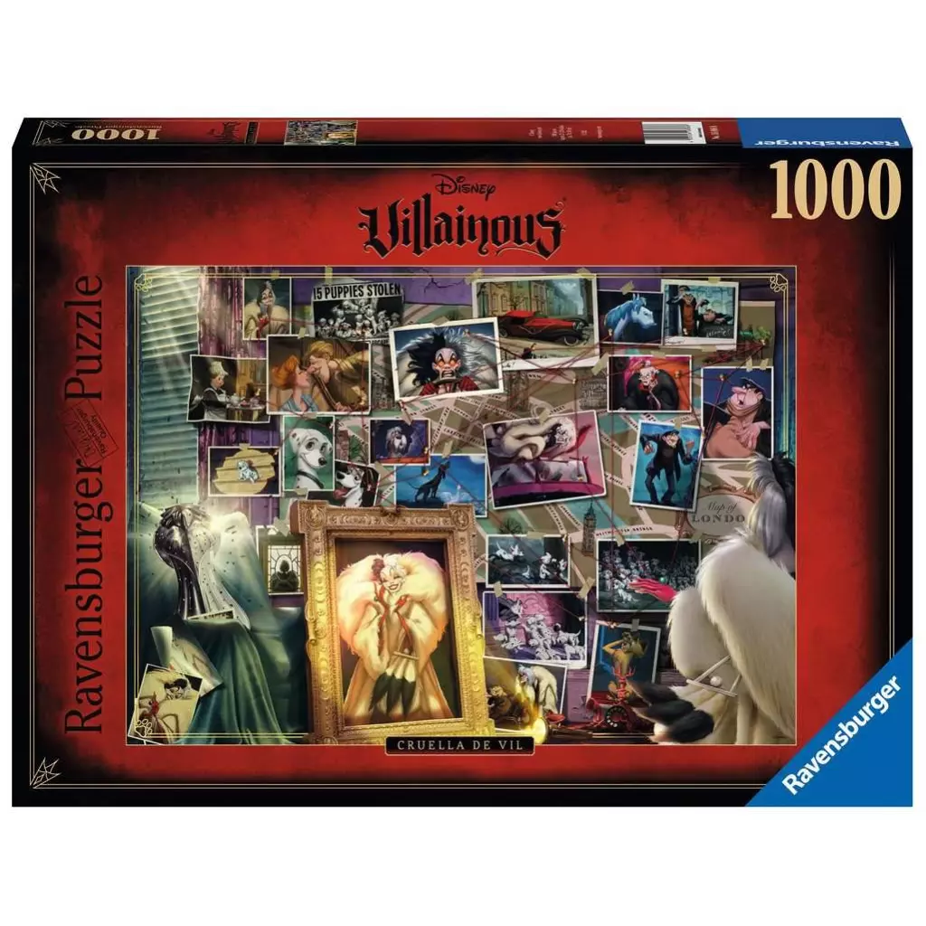 Obrázek produktu RAVENSBURGER Puzzle Disney Villainous: Cruella de Vil 1000 dílků