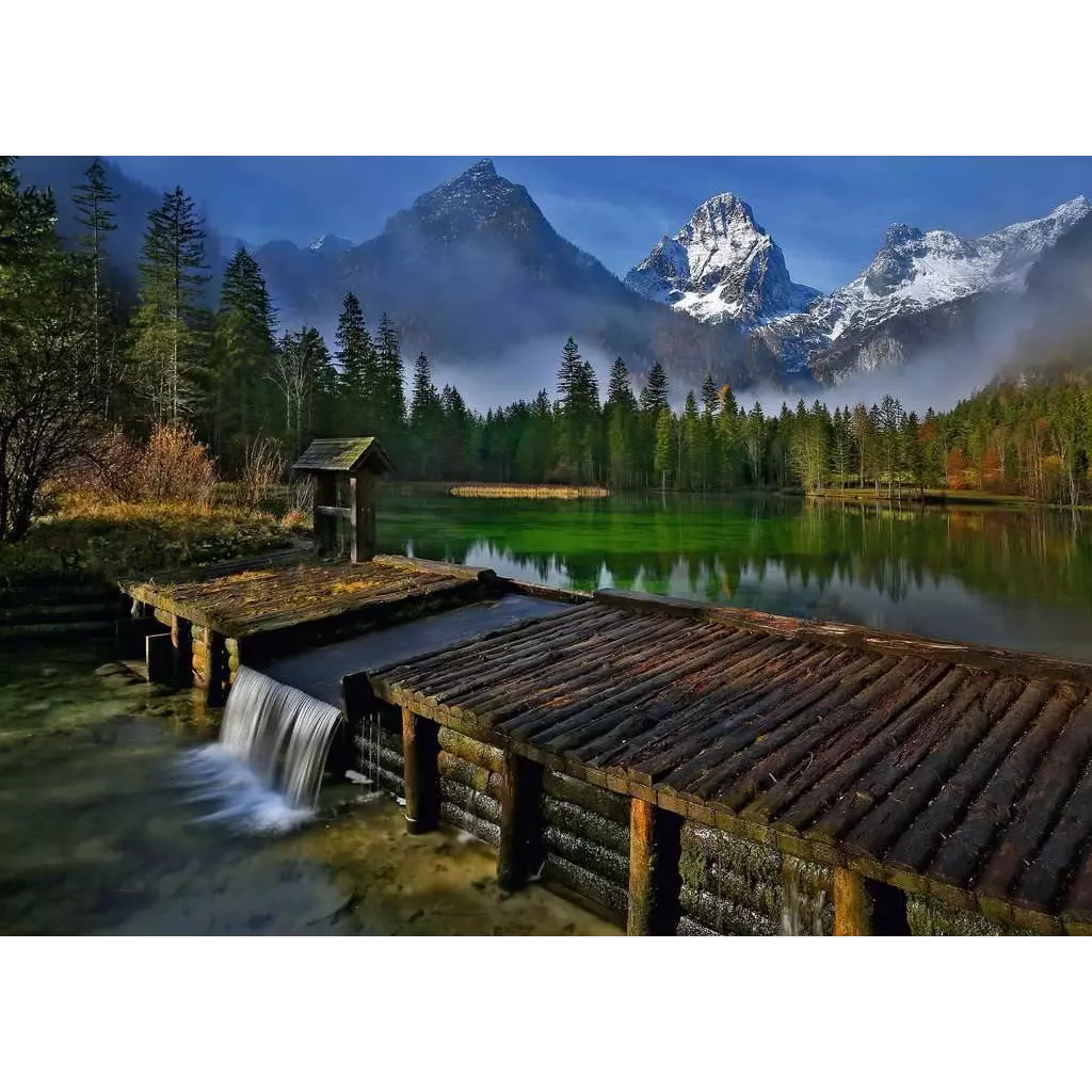 Obrázek produktu RAVENSBURGER Puzzle Jezero Schiederweiher, Hinterstoder, Rakousko 1000 dílků