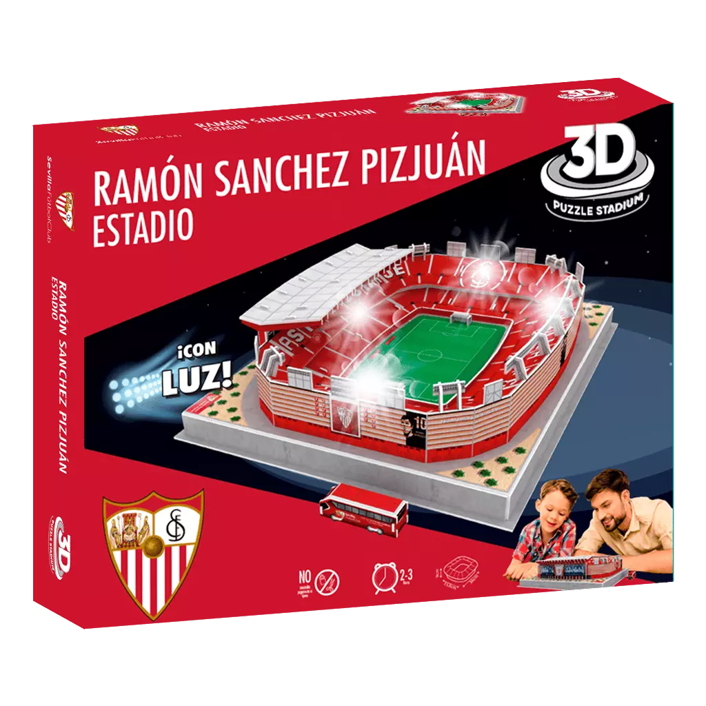 Obrázek produktu 3D PUZZLE STADIUM Svítící 3D puzzle Stadion Ramón Sánchez-Pizjuán - FC Sevilla