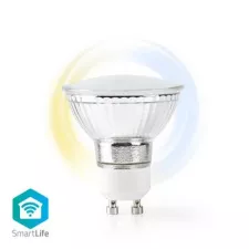 obrázek produktu SmartLife LED Spot | Wi-Fi | GU10 | 400 lm | 5 W | Studená Bílá / Teplá Bílá | 2700 - 6500 K | Energetická třída: A+ | Android™ /