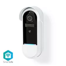 obrázek produktu SmartLife Dveřní Video Telefon | Wi-Fi | Napájení z baterie / Transformátor | Android™ / IOS | Full HD 1080p | Cloudové Úložiště