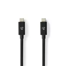 obrázek produktu USB kabel | USB 4.0 Gen 2x2 | USB-C™ Zástrčka | USB-C™ Zástrčka | 240 W | 8K@60Hz | 20 Gbps | Poniklované | 2.00 m | Kulatý | PVC 
