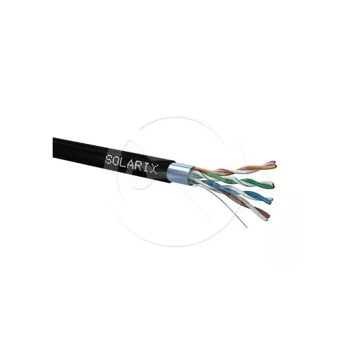 obrázek produktu FTP kabel SOLARIX venkovní CAT5e  PE 305m/box