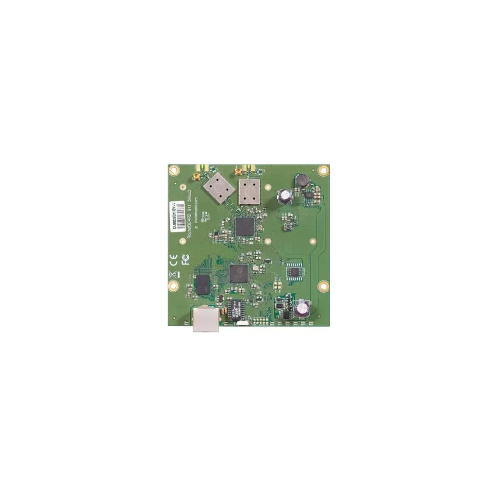 Obrázek produktu MikroTik RouterBOARD RB911-5HacD, Lite5 ac, 802.11a/n/ac, RouterOS L3, 1xLAN, 2xMMCX