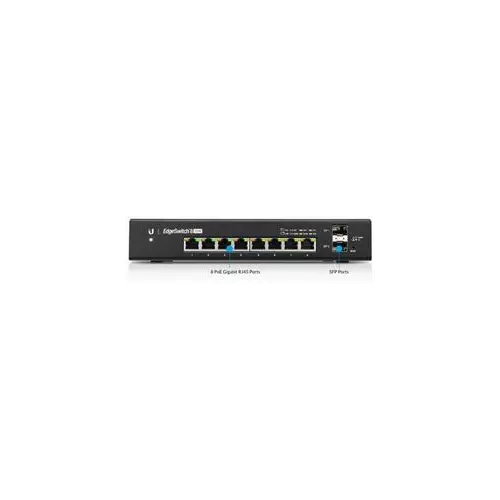 obrázek produktu UBIQUITI EdgeSwitch 8x GLAN, 2x SFP, POE+ 150W