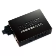 obrázek produktu PLANET TECHNOLOGY konvertor 10/100/1000Base-T/1000Base-SX (SC, MM, 62,5um 250m / 50um 550m), černý