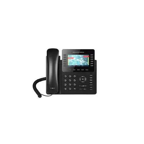 obrázek produktu GRANDSTREAM VoIP telefon, 6xSIP účet, HD audio, 2xGLAN, POE, BT, LCD 4,3"