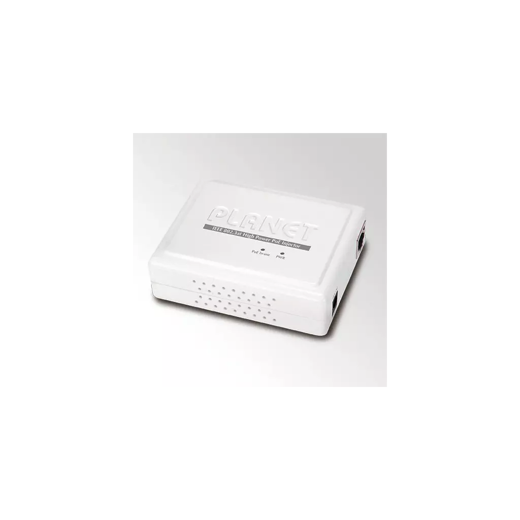 Obrázek produktu PLANET TECHNOLOGY PoE injektor, IEEE802.3at, 30W, Gigabit