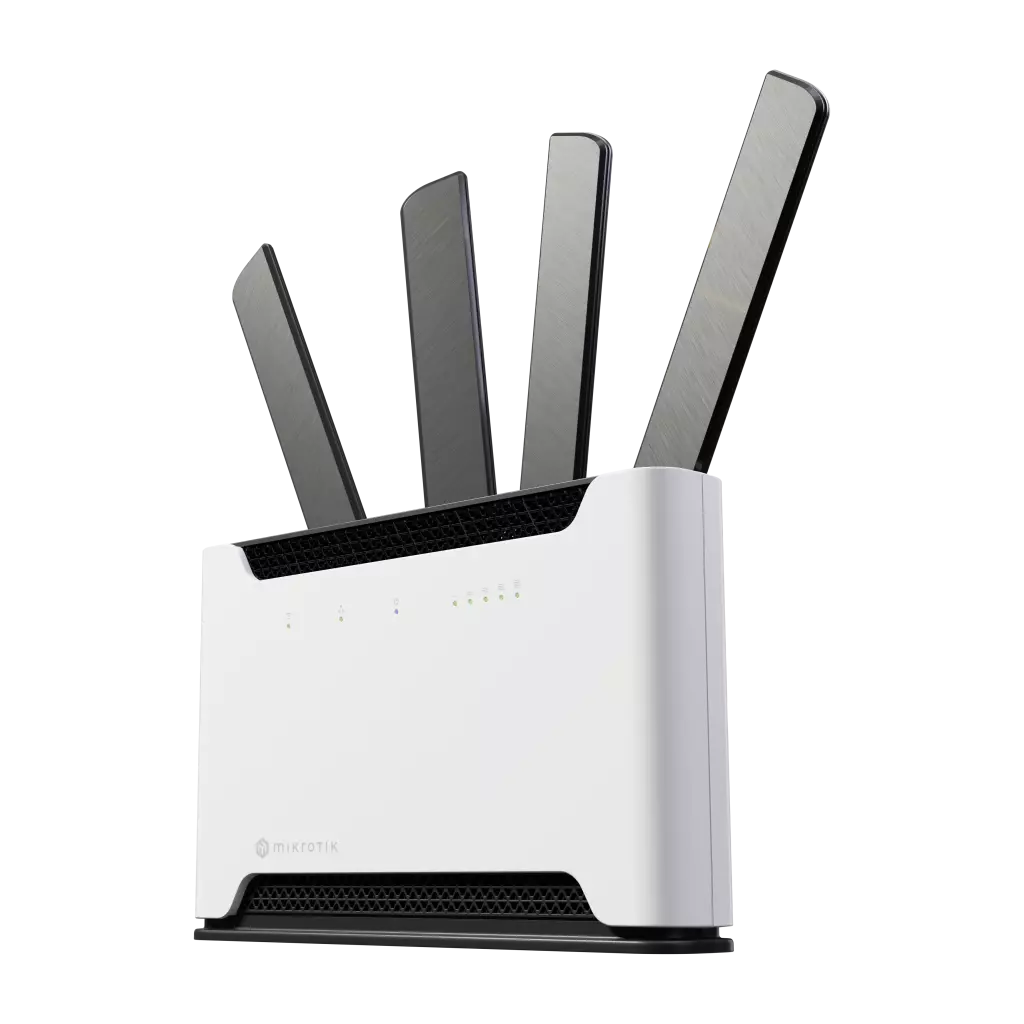 Obrázek produktu MIKROTIK Přístupový bod Chateau 5G ax, 5G modem (micro SIM), 4×GLAN, 1×2.5GLAN, Wi-Fi 6 (2.4/5GHz)