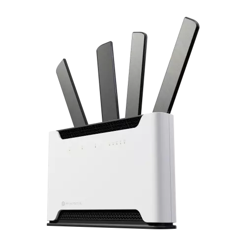 obrázek produktu MIKROTIK Přístupový bod Chateau 5G ax, 5G modem (micro SIM), 4×GLAN, 1×2.5GLAN, Wi-Fi 6 (2.4/5GHz)